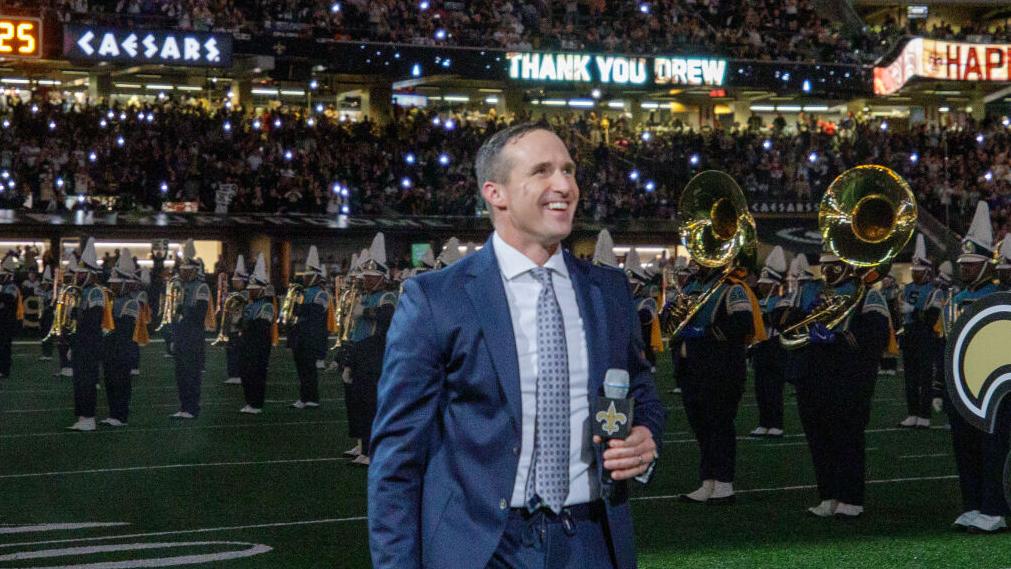 Could Drew Brees return to the field? Saints coach Dennis Allen responds to his comments.